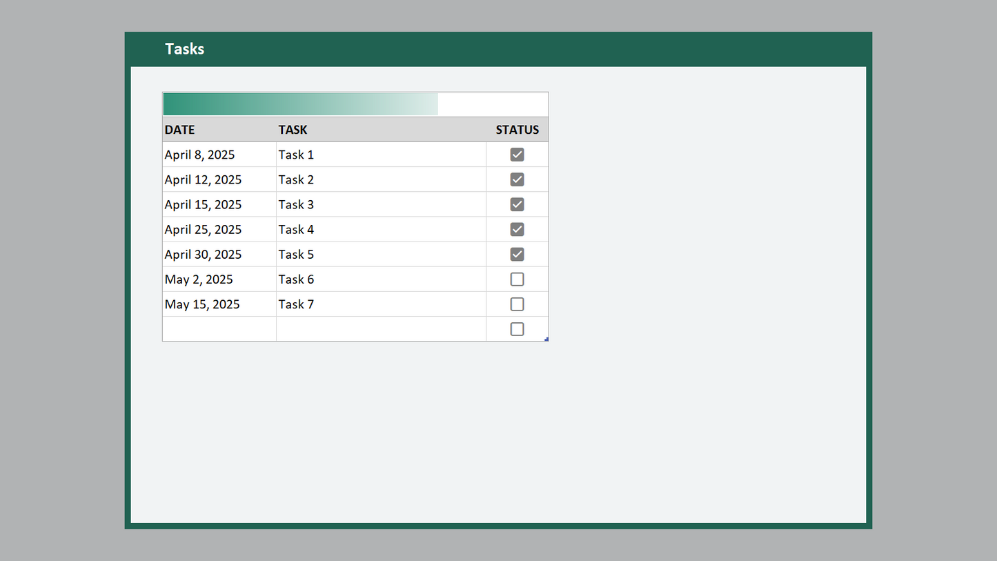 Excel Event Planner