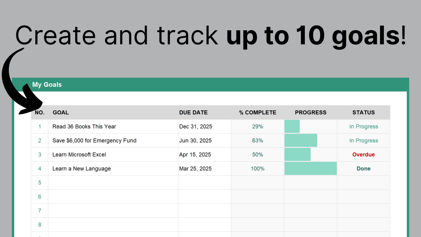 Excel Action Plan