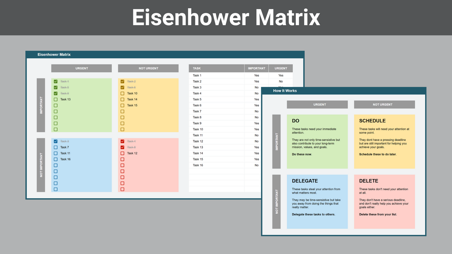 Google Sheets Personal Organization Bundle