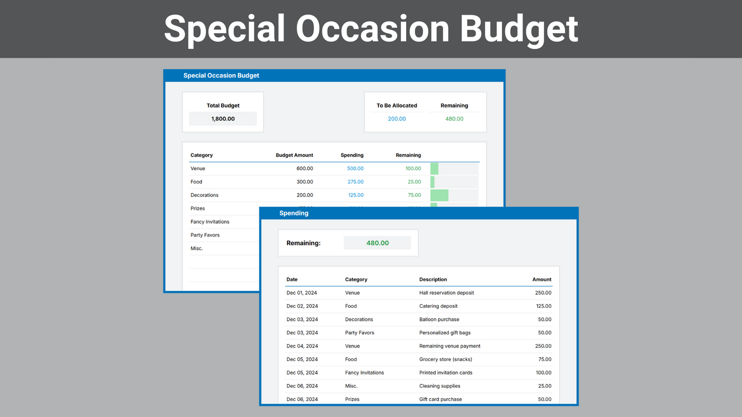 Google Sheets Personal Organization Bundle
