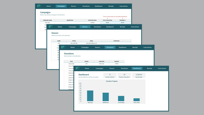 Excel Donation Tracker