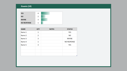 Excel Event Planner
