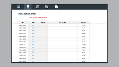 Excel Expense Dashboard