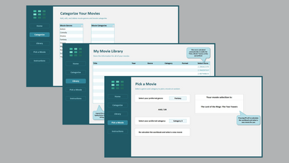 Excel Movie Library