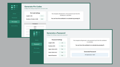 Excel Password Generator