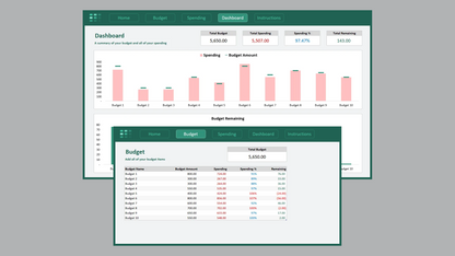 Excel Quick Budget