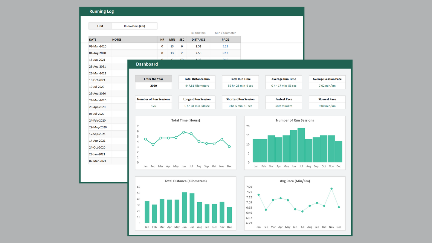 Excel Running Log