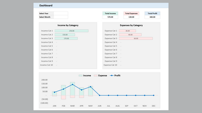 Excel Simple Bookkeeping Template