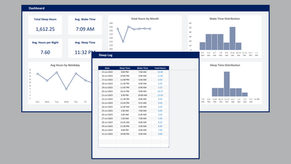 Excel Sleep Log