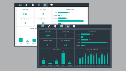 Excel Task Dashboard