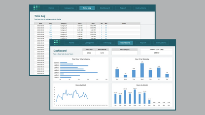 Excel Work Time Log
