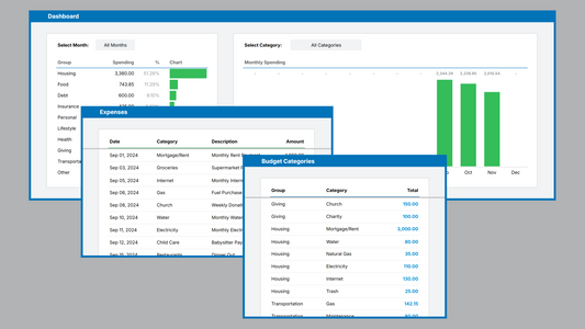 Google Sheets Detailed Expense Tracker