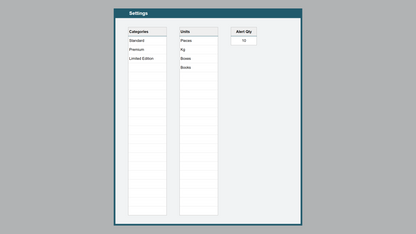 Google Sheets Inventory Manager