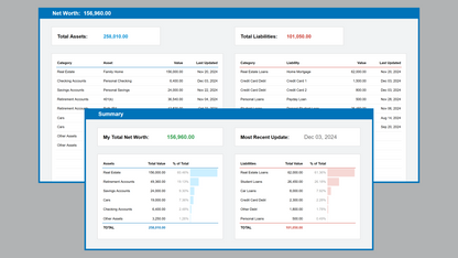 Google Sheets Net Worth Calculator