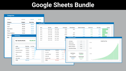 Google Sheets Personal Finance Bundle | Pro