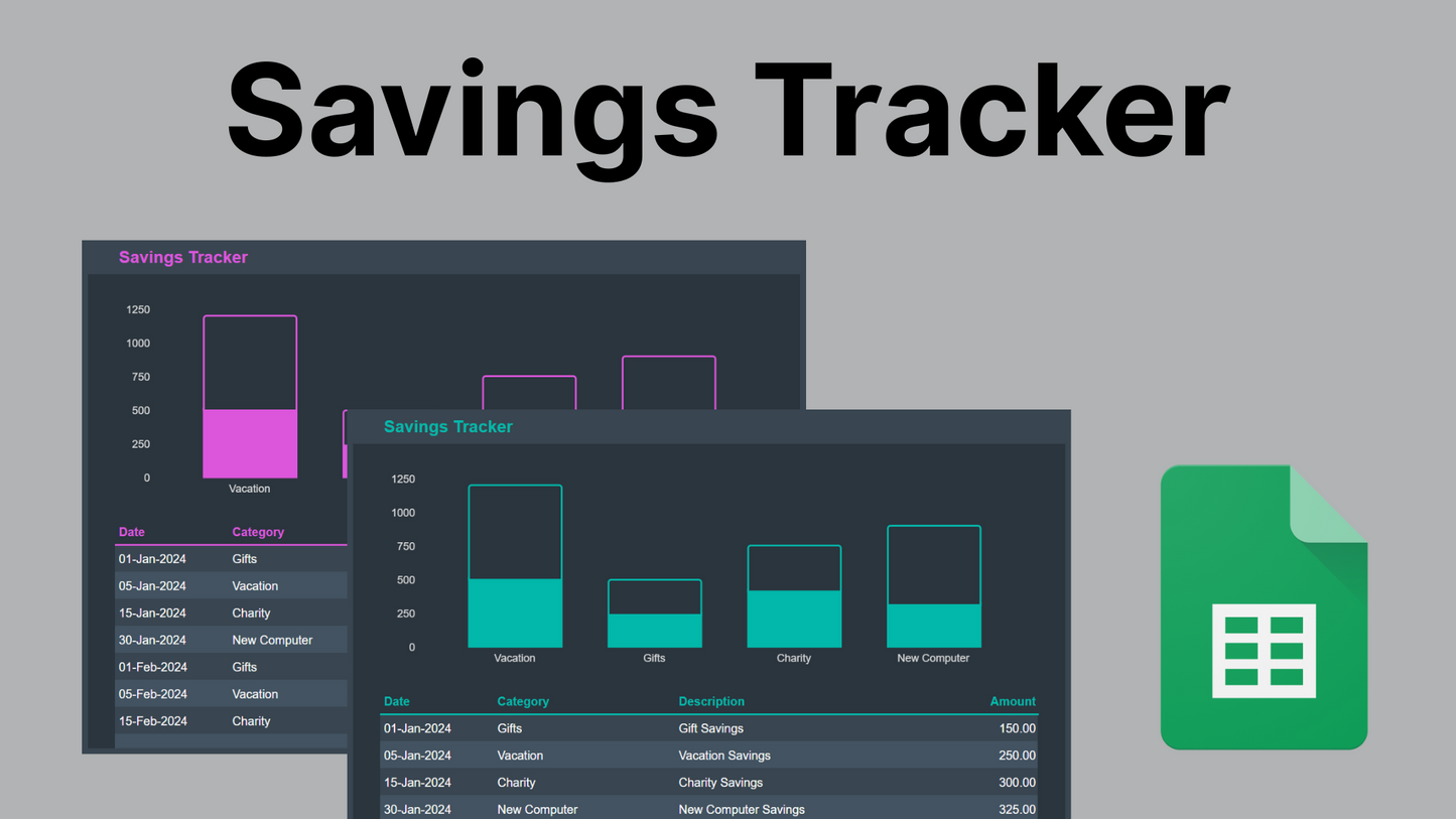 Google Sheets Personal Finance Bundle