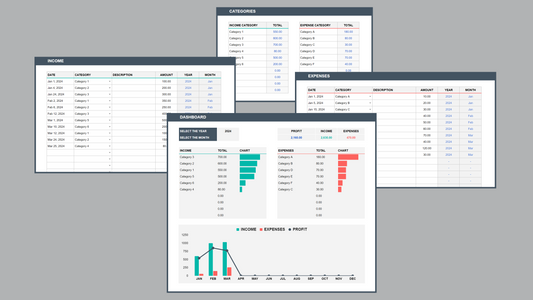 Google Sheets Simple Bookkeeping