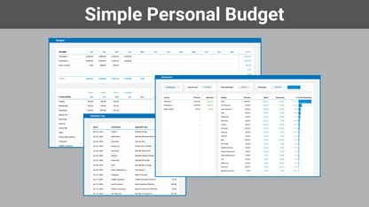 Google Sheets Personal Finance Bundle | Pro