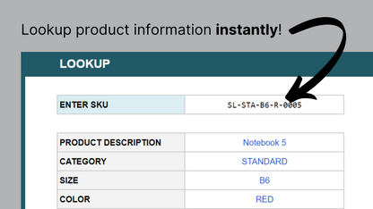 Google Sheets SKU Generator