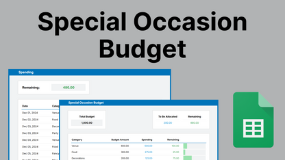 Google Sheets Personal Finance Bundle